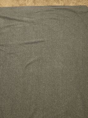 Gray Polyester Throw Blanket Embroidered Grandma, Standard 5'x4' Machine Wash